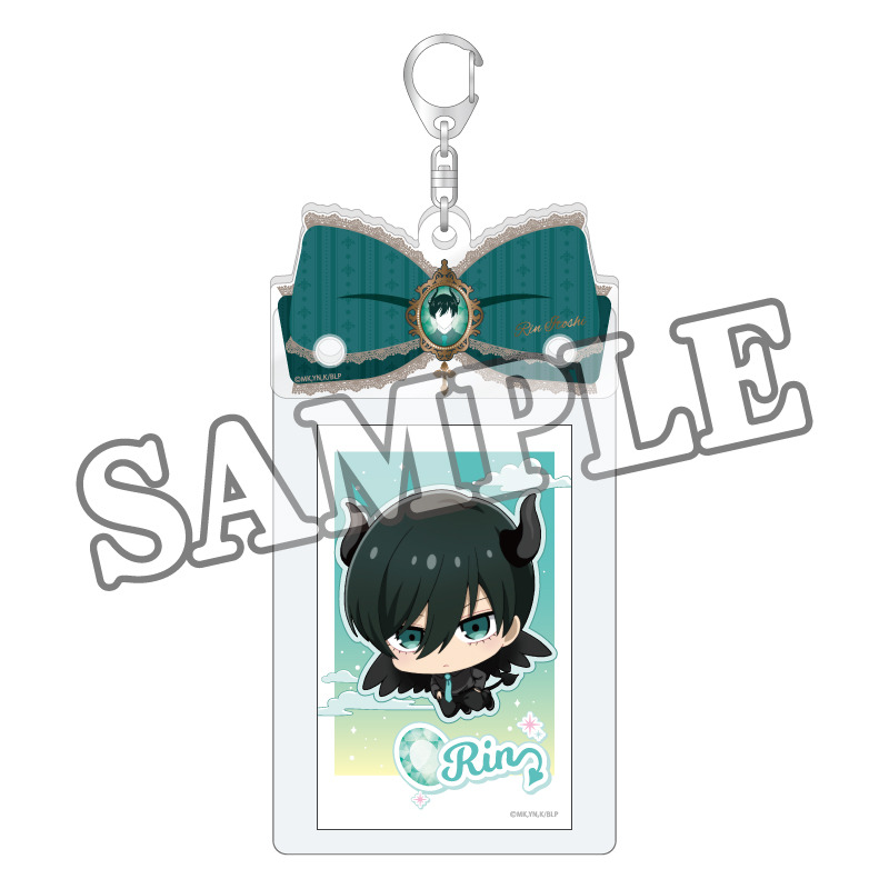 (PO) Blue Lock Acrylic Card Case with Photo Card The Seven Deadly Sinners Motif Itoshi Rin Image_1