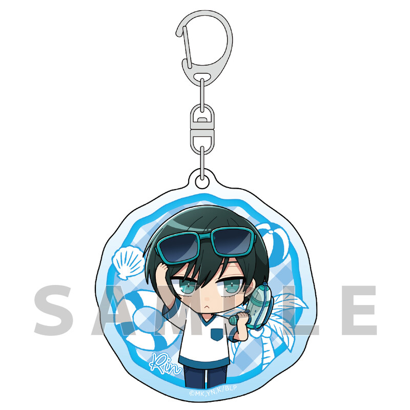 (PO) Blue Lock Acrylic Key Chain Itoshi Rin / Vacances Image_1