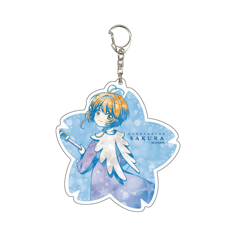 (PO) Deka Acrylic Key Chain Cardcaptor Sakura: Clear Card Arc 03 HAIL (SPARKLY PAINT) Image_1
