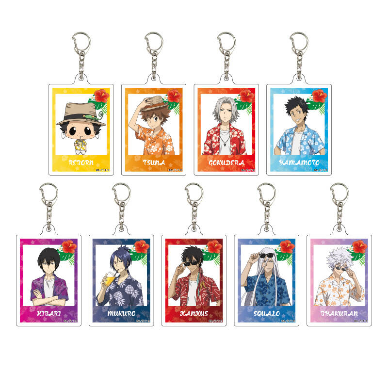 (PO) Acrylic Key Chain Reborn! 27 Aloha Shirt Ver. (Original Illustration) [BOX] Image_1