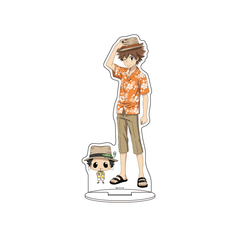 (PO) Acrylic Stand Reborn! 76 Reborn & Sawada Tsunayoshi Aloha Shirt Ver. (Original Illustration) Image_1