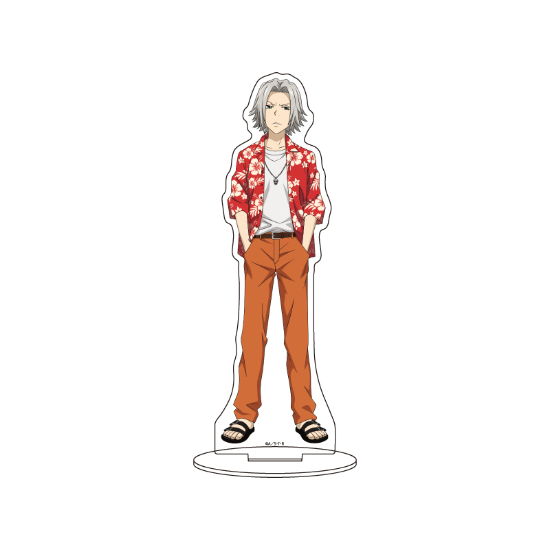 (PO) Acrylic Stand Reborn! 77 Gokudera Hayato Aloha Shirt Ver. (Original Illustration) Image_1