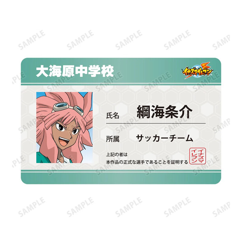 (PO) Inazuma Eleven Tsunami Jousuke Student Card Style Character Card Image_3