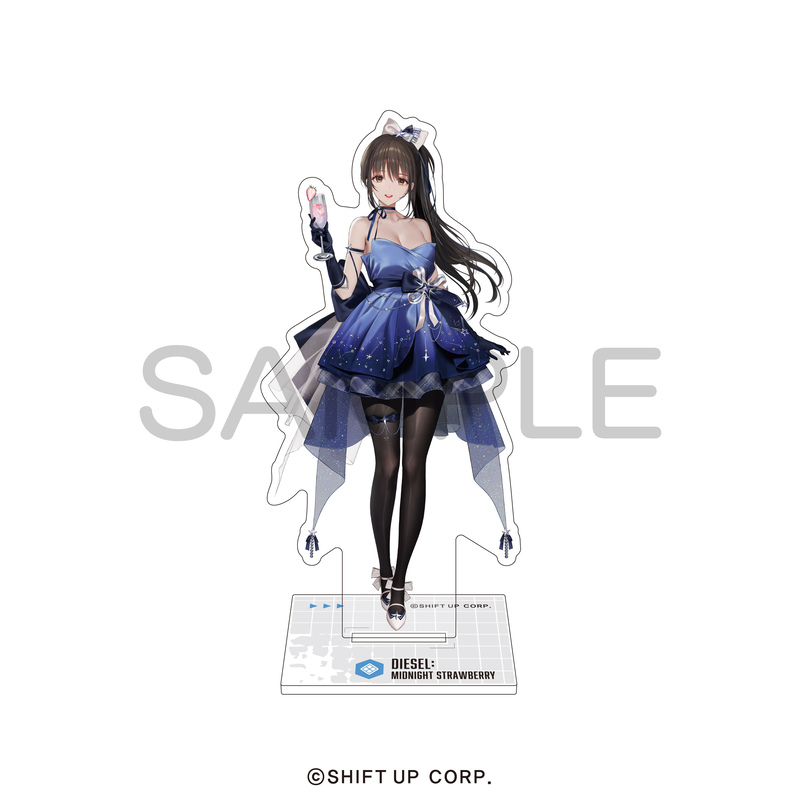 (PO) Goddess of Victory: Nikke Acrylic Stand Diesel: Midnight Strawberry Image_1