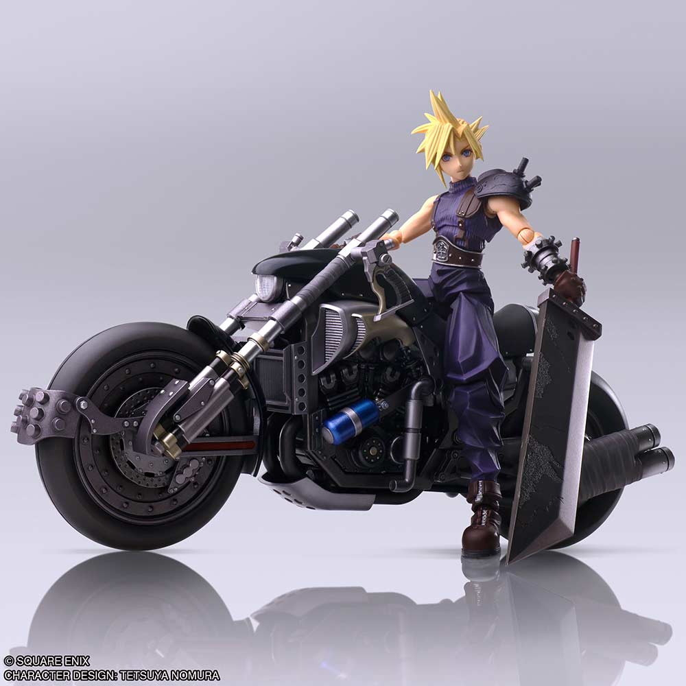 (PO) Final Fantasy VII Bring Arts - Cloud Strife & Hardy Daytona Image_2