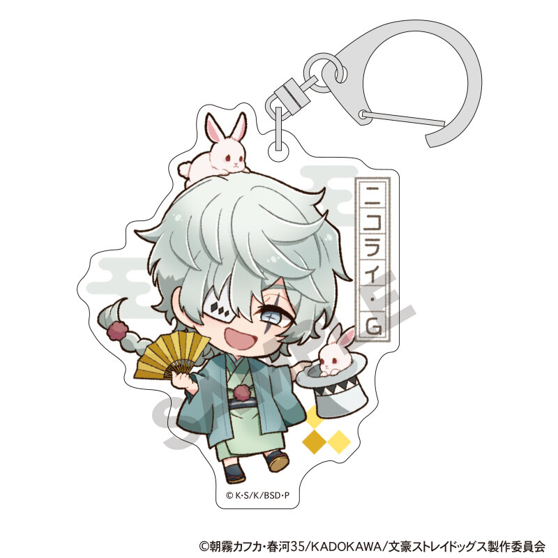 (PO) Bungo Stray Dogs Trading Acrylic Key Chain Otsukimi [BOX] Image_10