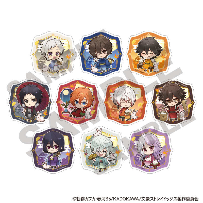 (PO) Bungo Stray Dogs Trading Acrylic Clip Otsukimi [BOX] Image_1