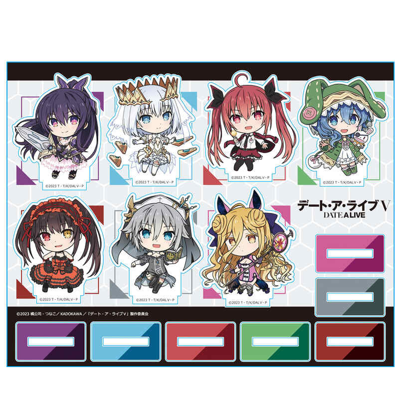 (PO) Date A Live V Acrylic Chara Stand Deformed Character Image_1