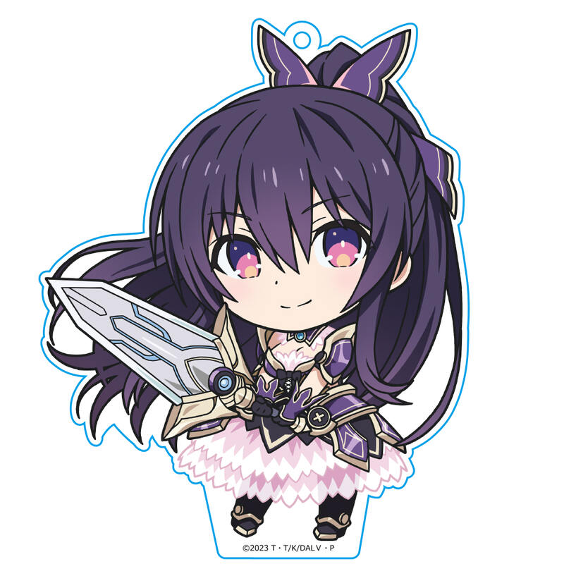 (PO) Date A Live V Puni Colle! Key Chain (with Stand) Yatogami Tohka Image_1