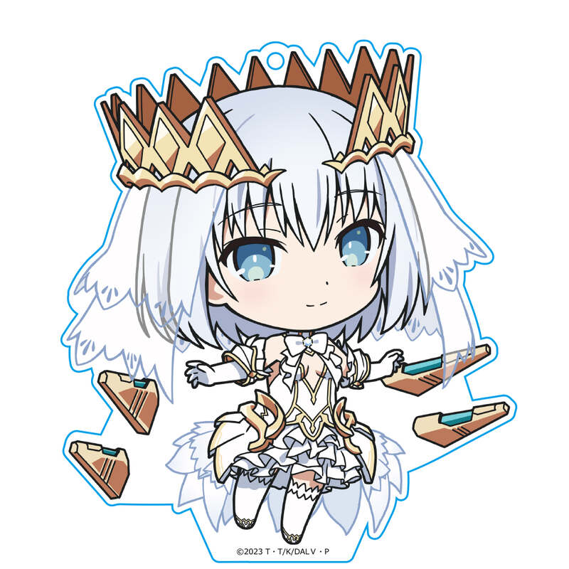 (PO) Date A Live V Puni Colle! Key Chain (with Stand) Tobiichi Origami Image_1