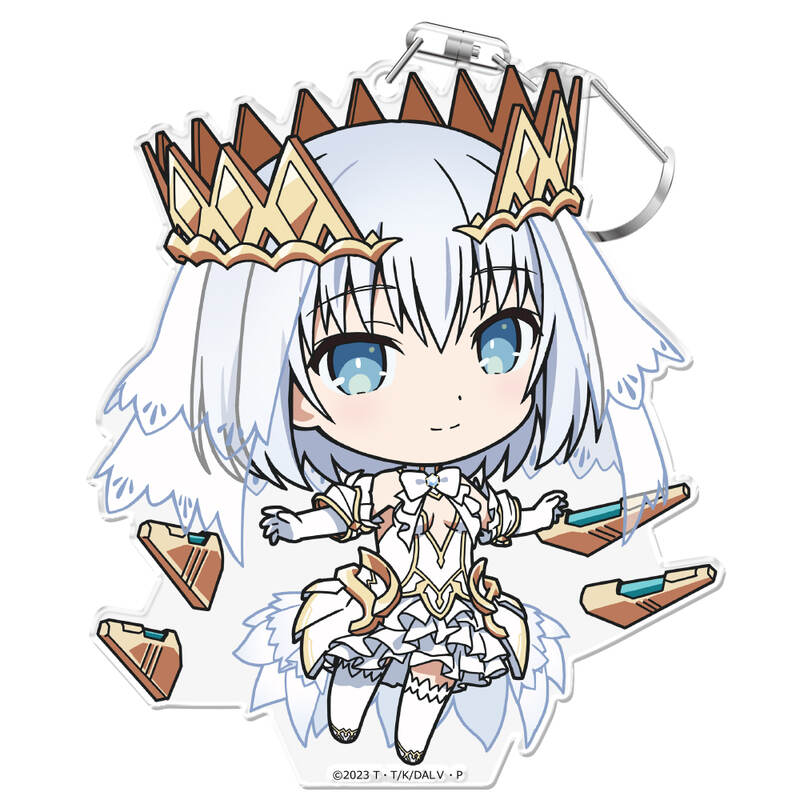 (PO) Date A Live V Puni Colle! Key Chain (with Stand) Tobiichi Origami Image_2