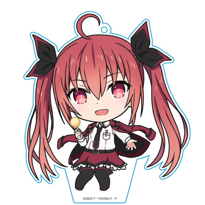(PO) Date A Live V Puni Colle! Key Chain (with Stand) Itsuka Kotori Image_1