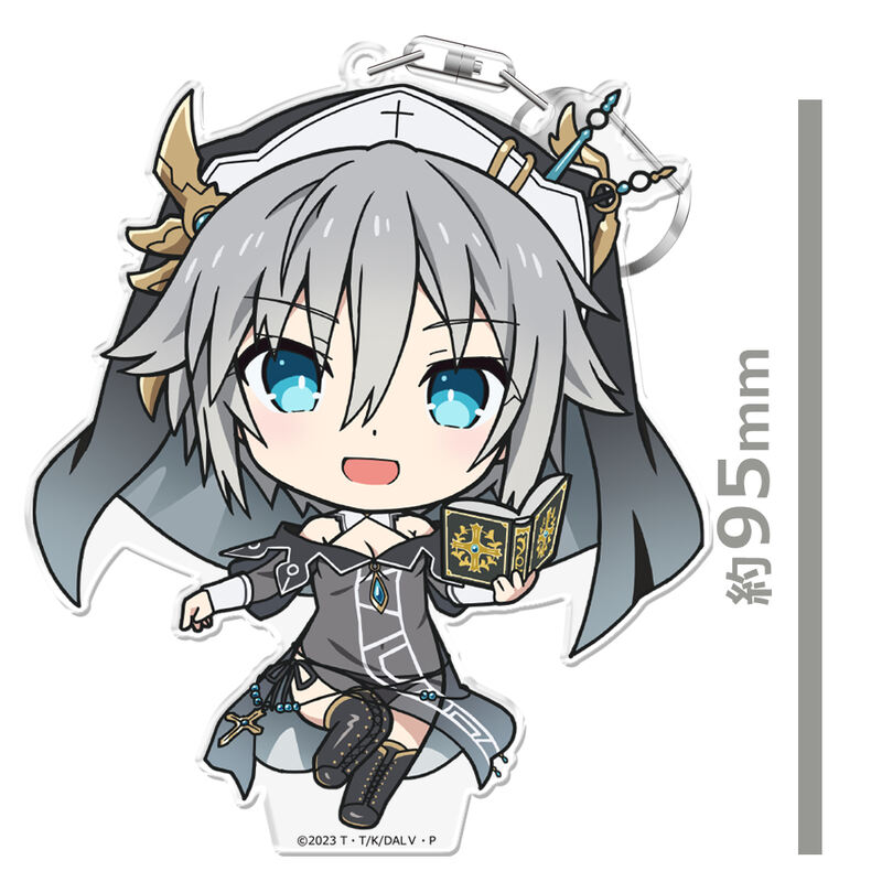 (PO) Date A Live V Puni Colle! Key Chain (with Stand) Honjo Nia Image_3