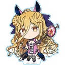 (PO) Date A Live V Puni Colle! Key Chain (with Stand) Hoshimiya Mukuro Image_1