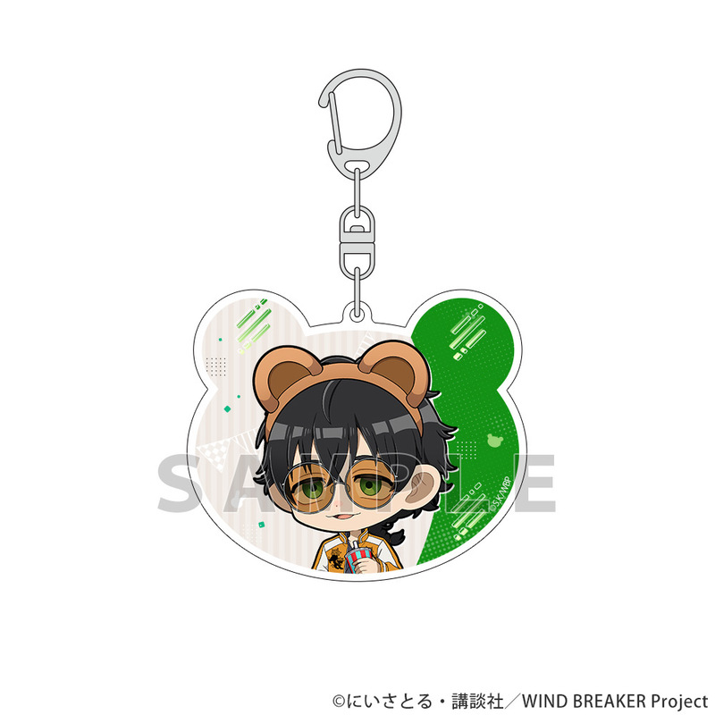 (PO) Wind Breaker Acrylic Key Chain Togame Jo / Amusement Park Image_1