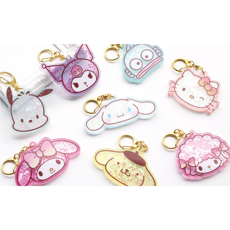 (PO) Sanrio Characters Hologram Kira Key Chain Cinnamoroll Image_2