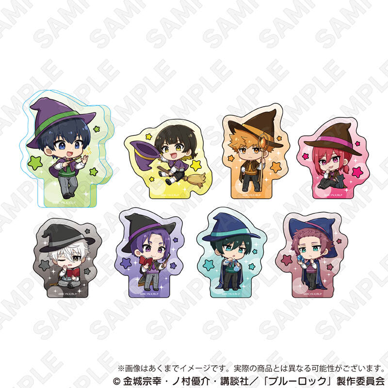 (PO) Blue Lock Trading Mini Character Acrylic Block Wizard Ver. [BOX] Image_1