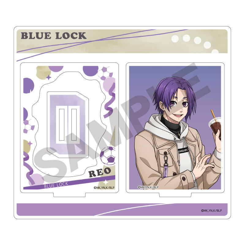 (PO) Blue Lock Frame Acrylic Stand Mikage Reo Hoodie Image_1