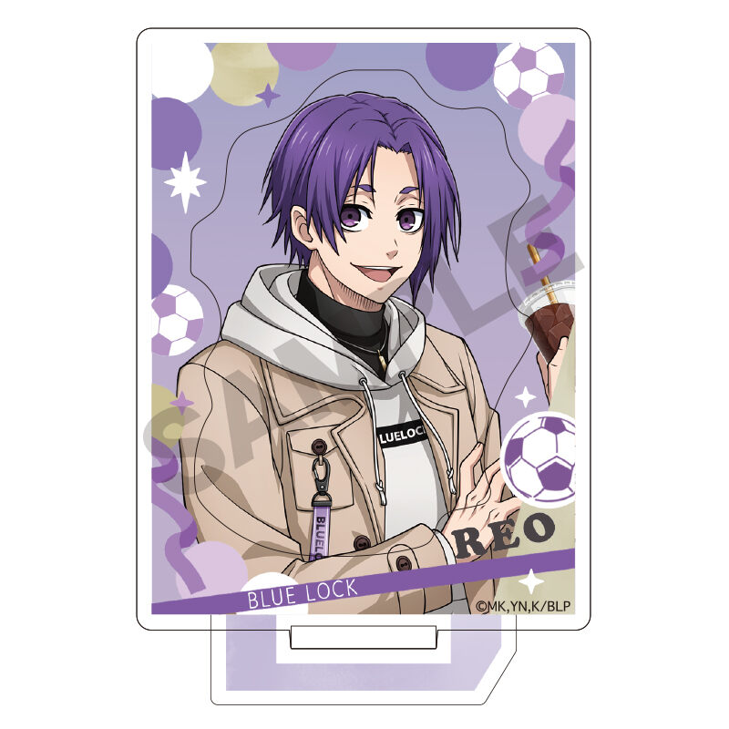 (PO) Blue Lock Frame Acrylic Stand Mikage Reo Hoodie Image_2