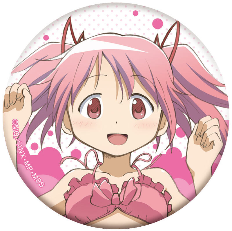 (PO) Puella Magi Madoka Magica Hologram Chara Badge Collection Swimwear [BOX] Image_2