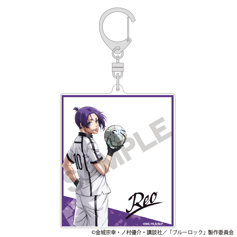 (PO) Blue Lock Frame Acrylic Key Chain Mikage Reo Hakuho High School Image_1