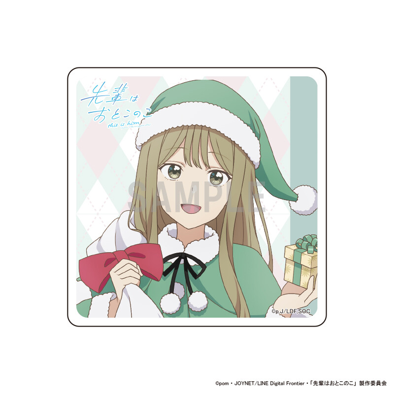 (PO) Senpai is an Otokonoko Acrylic Coaster Hanaoka Makoto Christmas Ver. Image_1