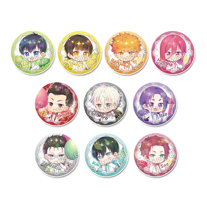 (PO) Blue Lock Puchichoko Trading Hologram Can Badge Celebration [BOX] Image_1