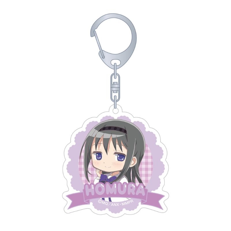 (PO) Puella Magi Madoka Magica Acrylic Key Chain Akemi Homura One-Piece Dress Image_1