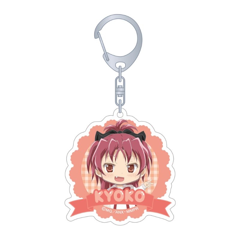 (PO) Puella Magi Madoka Magica Acrylic Key Chain Sakura Kyoko One-Piece Dress Image_1