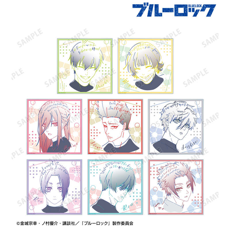 (PO) Blue Lock Trading lette-graph Acrylic Card [BOX] Image_2