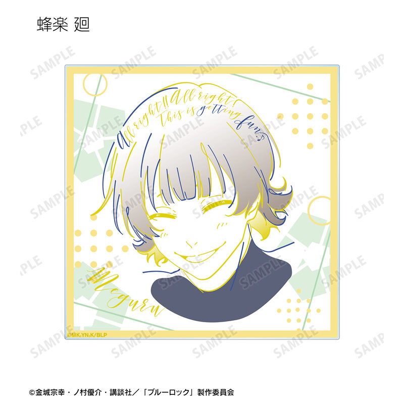 (PO) Blue Lock Trading lette-graph Acrylic Card [BOX] Image_4