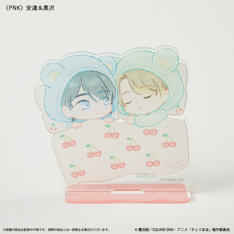 (PO) Cherry Magic! Thirty Years of Virginity Can Make You a Wizard?! Acrylic Stand Adachi & Kurosawa (Pink) Image_1