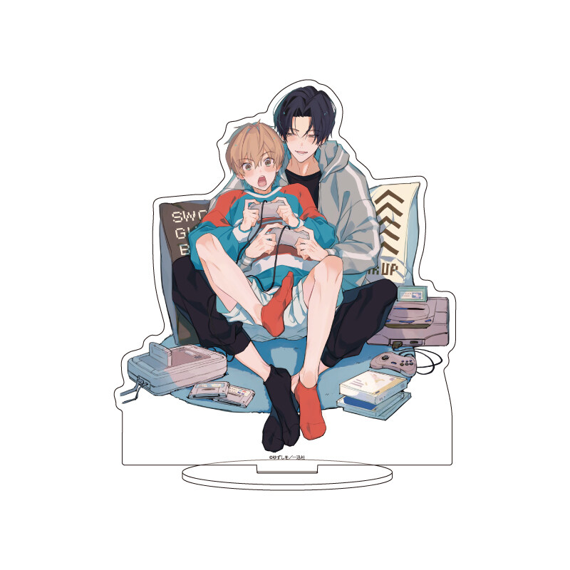 (PO) Acrylic Stand Mitsuki-kun Chotto Matte! 02 Shibuya Mitsuki & Asami Yusuke B (Official Illustration) Image_1
