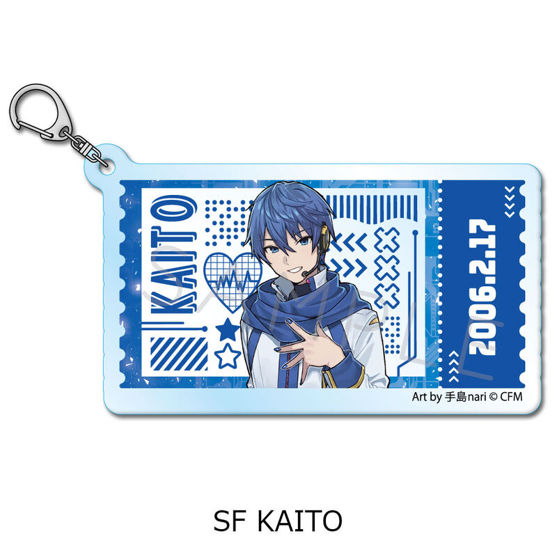 (PO) Hatsune Miku & Piapro Characters Acrylic Key Chain SF KAITO Image_1
