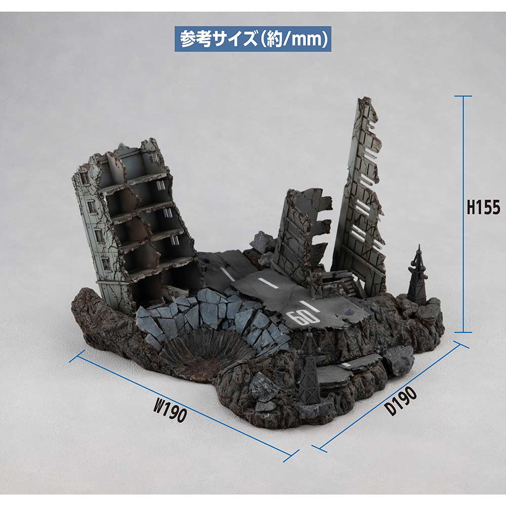 (PO) RM Series G Structure Mobile Suit Gundam [GS02M] The Abondoned Building in New Yark City (Material Color Edition) Image_5