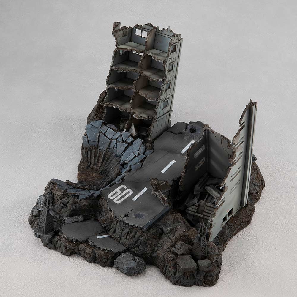 (PO) RM Series G Structure Mobile Suit Gundam [GS02M] The Abondoned Building in New Yark City (Material Color Edition) Image_8