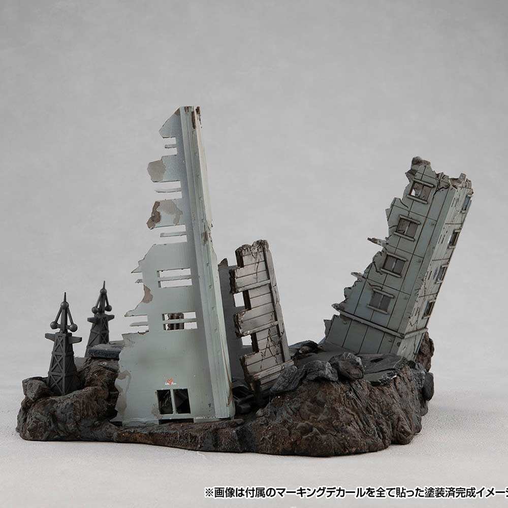 (PO) RM Series G Structure Mobile Suit Gundam [GS02M] The Abondoned Building in New Yark City (Material Color Edition) Image_10