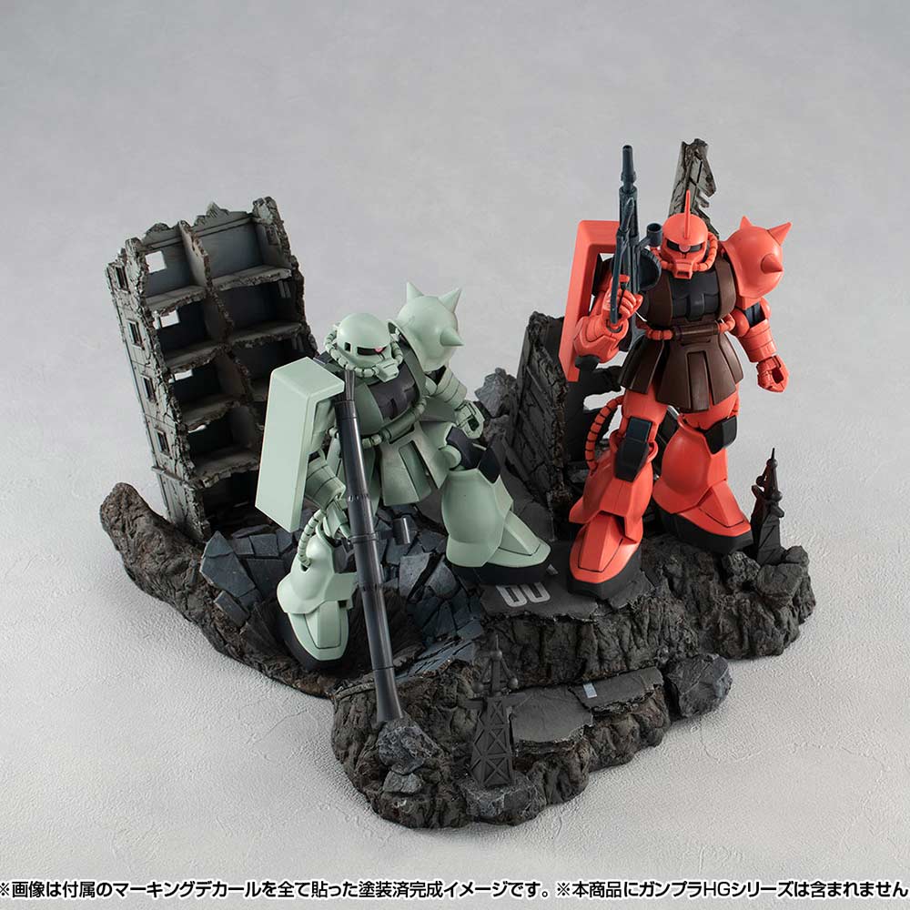(PO) RM Series G Structure Mobile Suit Gundam [GS02M] The Abondoned Building in New Yark City (Material Color Edition) Image_13