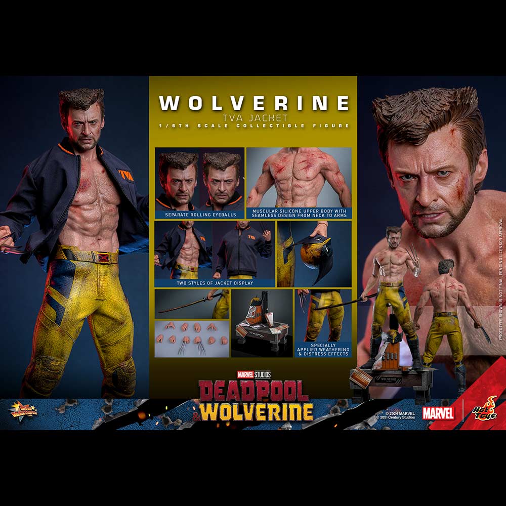 (PO) Movie Masterpiece Series MMS756 - Deadpool & Wolverine - Wolverine (Jacket Version) Image_1