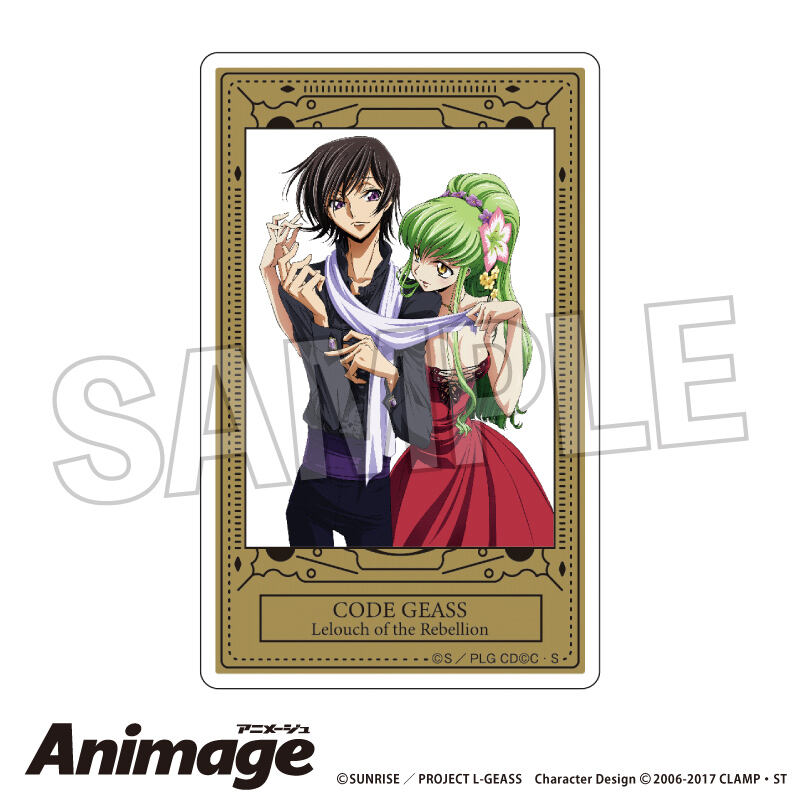 (PO) Code Geass Lelouch of the Rebellion Animage Acrylic Card I Image_1
