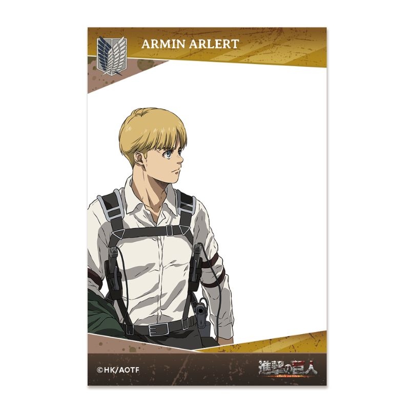(PO) Attack on Titan Transparent Character Card Armin Arlert Image_1