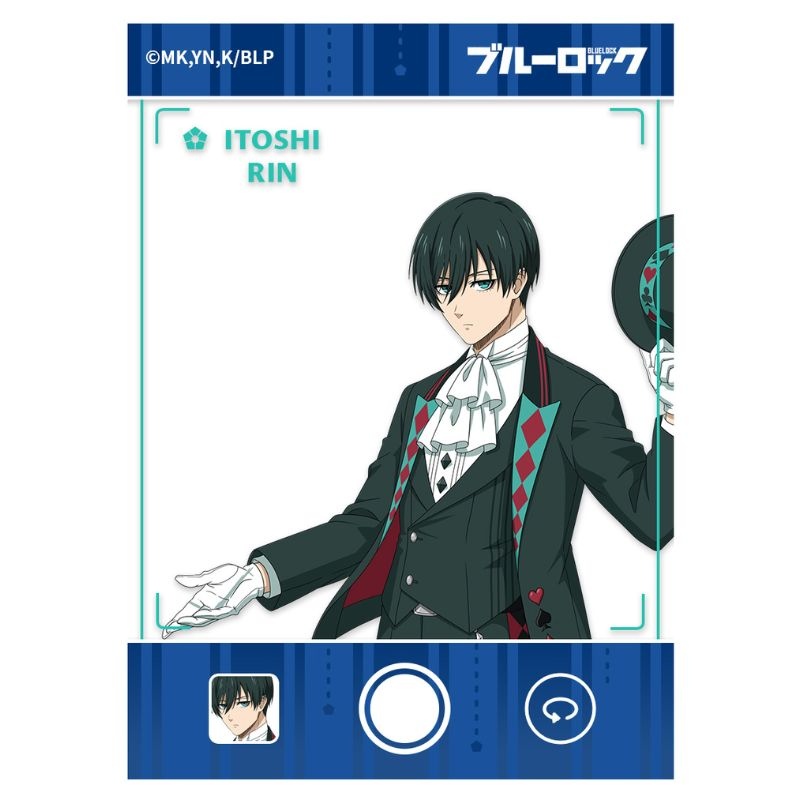 (PO) Blue Lock (Circus Ver.) Transparent Character Card Itoshi Rin Image_1