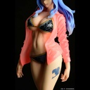 (PO) Fairy Tail - Juvia Lockser Gravure Style Black Bikini!! Wet See-through Shirt SP Image_4