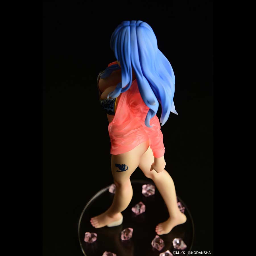 (PO) Fairy Tail - Juvia Lockser Gravure Style Black Bikini!! Wet See-through Shirt SP Image_5