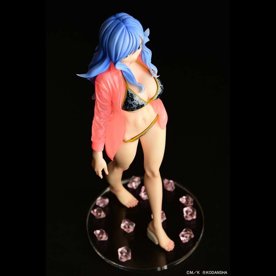 (PO) Fairy Tail - Juvia Lockser Gravure Style Black Bikini!! Wet See-through Shirt SP Image_16