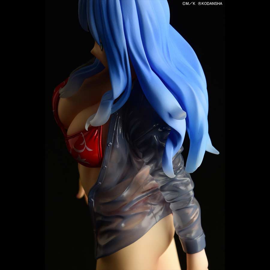 (PO) Fairy Tail - Juvia Lockser Gravure Style Red Bikini!! Wet See-through Shirt SP Image_6