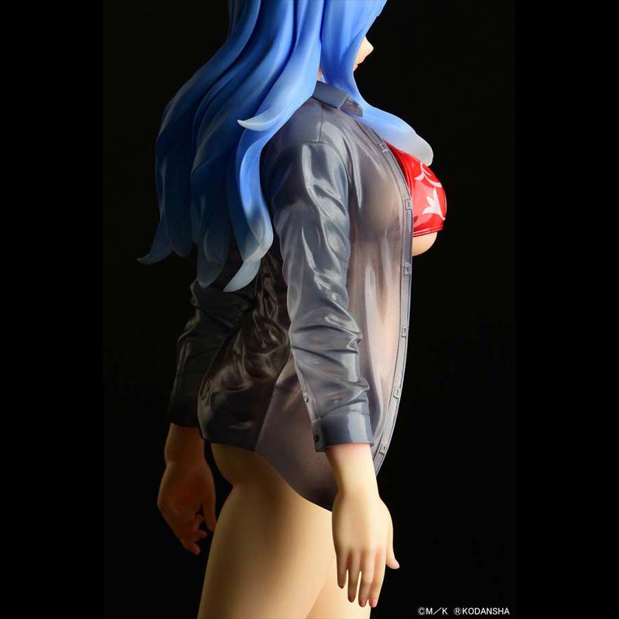 (PO) Fairy Tail - Juvia Lockser Gravure Style Red Bikini!! Wet See-through Shirt SP Image_12
