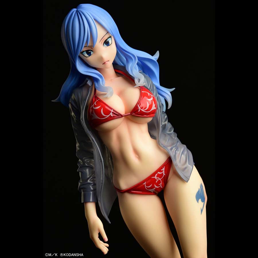 (PO) Fairy Tail - Juvia Lockser Gravure Style Red Bikini!! Wet See-through Shirt SP Image_18