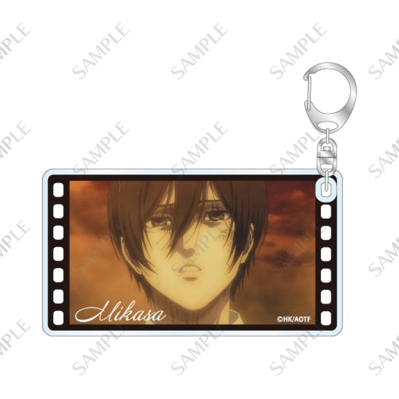 (PO) Attack on Titan Acrylic Key Chain Mikasa Image_1