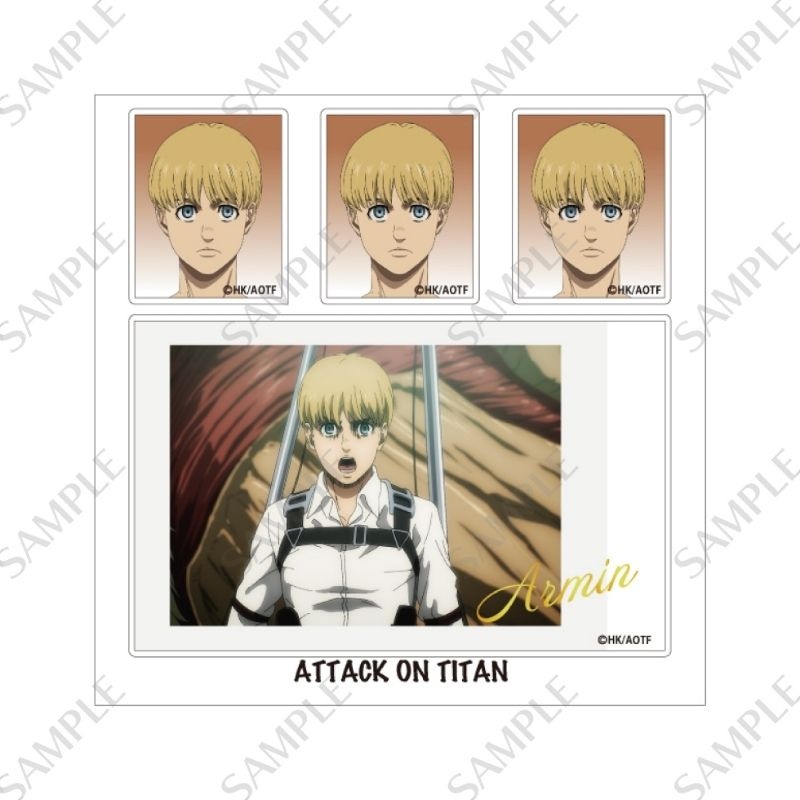 (PO) Attack on Titan Sticker Armin Image_1